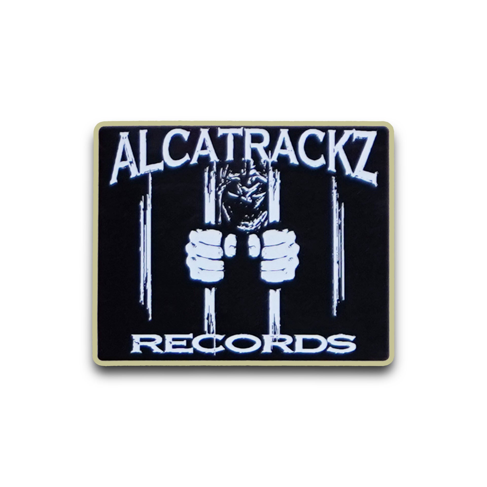 STICKER EINZELN 200 STÜCK ALCATRACKZ RECORDS LOGO 1
